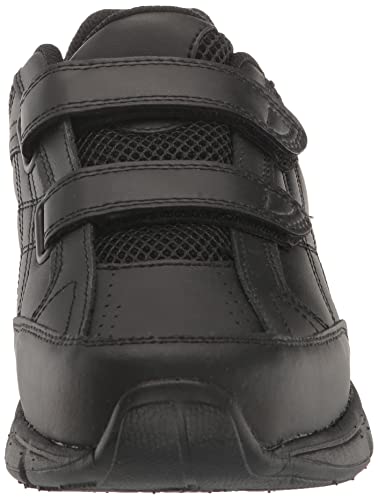 Dr. Scholl's - Men's Brisk Light Weight Dual Strap Sneaker, Wide Width (9.5 Wide, Black)