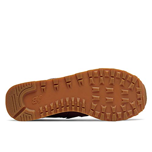 New Balance Women's 574 V2 Back Pack Sneaker, Nb Burgundy/White, 5 W US