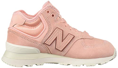 New Balance Women's 574 V1 Mid Sneaker, Himalayan Pink/Himalayan Pink, 7 W US