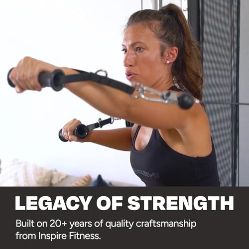 Inspire Fitness SCS Smith System Fully Loaded with Bench and Attachments - Functional Trainer Home Gym with Smith Machine, Bench, Preacher Curl Attachment, and Leg Extension/Leg Curl Attachment