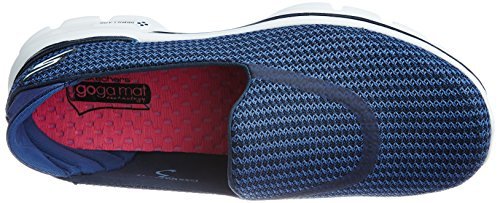 Skechers Performance Women's Go Walk 3 Slip-On Walking Shoe, Navy/Blue, 7.5 M US