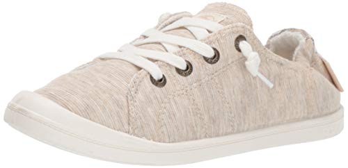 Roxy Women's Bayshore Slip On Sneaker Shoe, New Natural, 10 M US