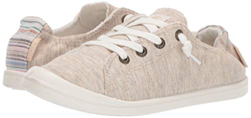 Roxy Women's Bayshore Slip On Sneaker Shoe, New Natural, 10 M US
