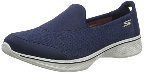 Skechers Performance Women's Go Walk 4 Pursuit Walking Shoe, Navy/Gray - 9.5 B(M) US
