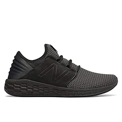 New Balance Men's Fresh Foam Cruz V2 Sneaker, Black/Magnet, 8.5 2E US
