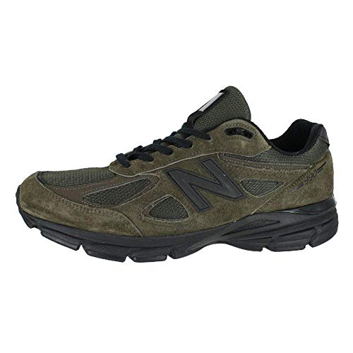 New Balance Men's Made 990 V4 Sneaker, Military Green, 13 D US