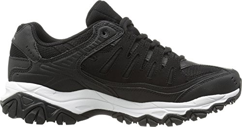 Skechers mens Afterburn M. Fit fashion sneakers, Black/Royal, 8.5 US