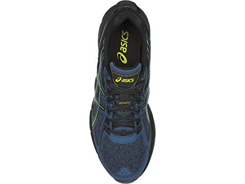 ASICS Men's Gel-Venture 6 MX Running Shoes, 14, Grand Shark/NEON Lime