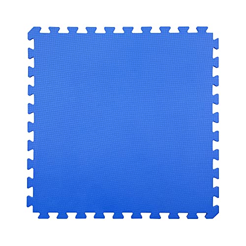 IncStores 5/8 Inch Thick Premium Soft Foam Flooring Tiles | High-Density Interlocking Foam Tiles for Vibrant Floor Protection in Your Home Gym, Playroom, and More | Royal Blue, 16 Pack