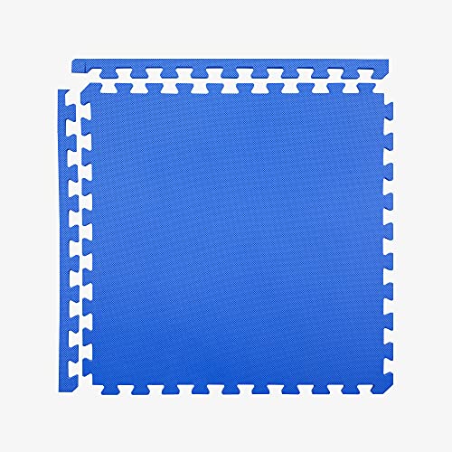 IncStores 5/8 Inch Thick Premium Soft Foam Flooring Tiles | High-Density Interlocking Foam Tiles for Vibrant Floor Protection in Your Home Gym, Playroom, and More | Royal Blue, 16 Pack