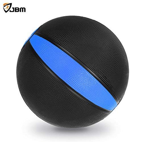 JBM Medicine Workout Slam Ball - 15lbs, Blue/Black