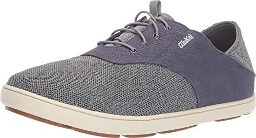 OLUKAI Nohea Moku Shoe - Men's Tradewind Grey/Cloud Grey, 14.0