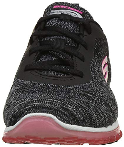 Skechers Skech-Air 2.0 Discoveries Womens Sneakers Black/Hot Pink 6