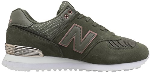 New Balance Women's 574 V2 All Day Sneaker, Military Foliag, 11 B US