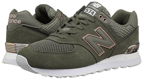 New Balance Women's 574 V2 All Day Sneaker, Military Foliag, 11 B US