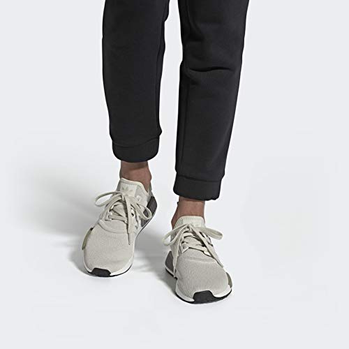 adidas womens Nmd_r1 Sneaker, Raw White/Raw White/Black, 8.5 US