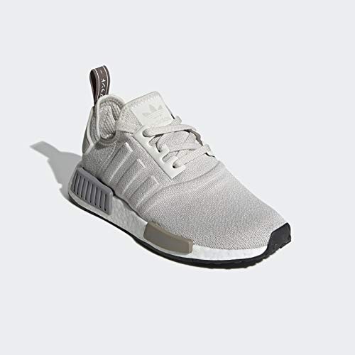 adidas womens Nmd_r1 Sneaker, Raw White/Raw White/Black, 8.5 US