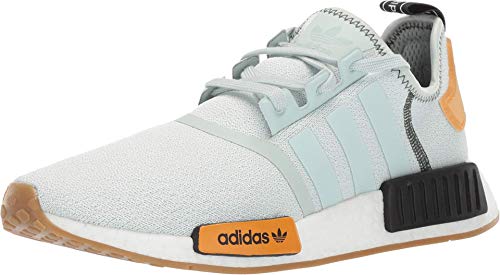 adidas Originals Women's NMD_R1 Running Shoe, Vapour Green/Vapour Green/Bright Gold, 5.5