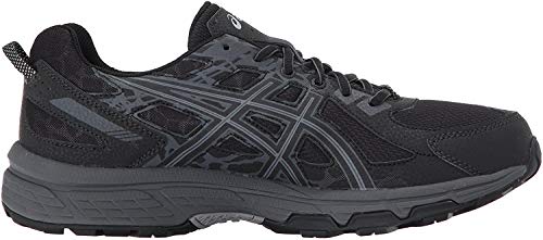 ASICS Mens Gel-Venture 6 Running Shoe, Black/Phantom/Mid Grey, 8