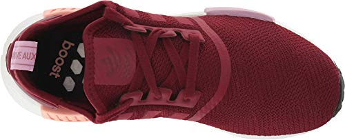 adidas Originals Women's NMD_R1, Collegiate Burgundy/Collegiate Burgundy/Clear Orange, 5