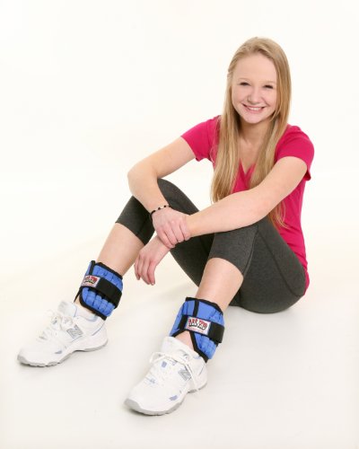 All Pro Weight Adjustable Ankle Weights, 10-lb pair (up to 5-lbs per ankle)