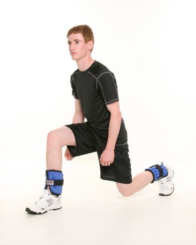 All Pro Weight Adjustable Ankle Weights, 10-lb pair (up to 5-lbs per ankle)