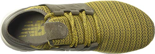 New Balance Men's Fresh Foam Cruz V2 Sneaker, Sunflower/Light Chalk Board/Birch, 14 2E US