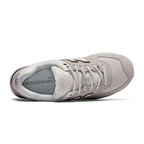 New Balance Women's 574 V2 All Day Sneaker, Sea Salt/Rose G, 10.5 W US
