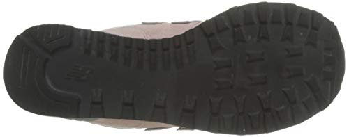 New Balance Womens 574 Core, Pink (Charm/Steel UNC), 5 (37.5 EU)