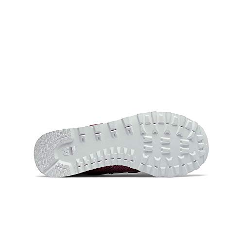 New Balance Women's 574 V2 Mermaid Sneaker, Dragon Fruit/Wh, 5 B US