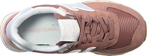 New Balance Women's 574 V2 Summer Sneaker, Dark Oxide, 5 W US