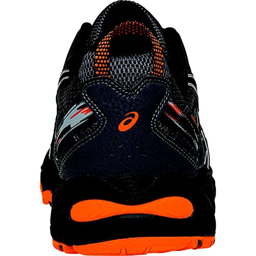 ASICS Men's Gel Venture 5 Running Shoe, Carbon/Black/Hot Orange, 12 M US