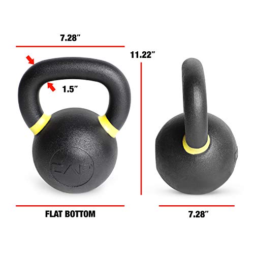 CAP Barbell Cast Iron Competition Kettlebell Weight, 35 Pounds