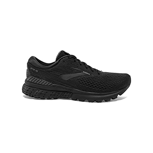 Brooks Mens Adrenaline GTS 19 Running Shoe - Black/Ebony - 2E - 11.0