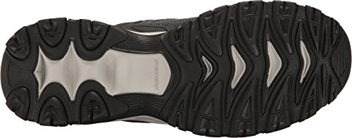 Skechers mens Afterburn M. Fit fashion sneakers, Charcoal/Black, 10 X-Wide US