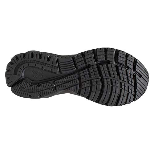 Brooks Womens Adrenaline GTS 19 Running Shoe - Black/Ebony - B - 7.5