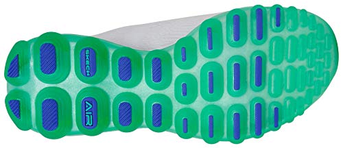 Skechers Sport Women's Skech Air Run High Fashion Sneaker, White/Mint, 7 M US