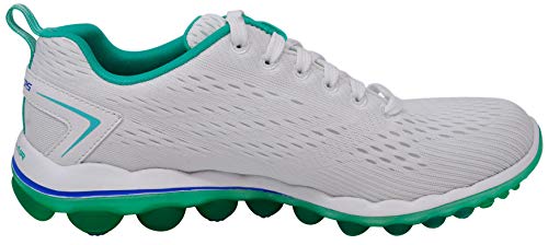 Skechers Sport Women's Skech Air Run High Fashion Sneaker, White/Mint, 7 M US