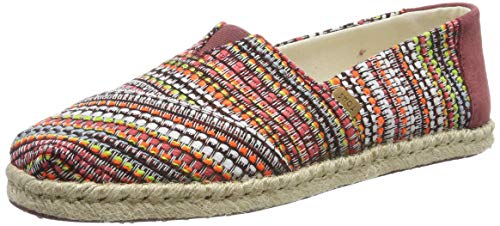 TOMS Espadrilles Cherry Tomato Woven 10013484 Women's Size 7.5