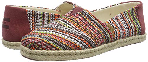 TOMS Espadrilles Cherry Tomato Woven 10013484 Women's Size 7.5