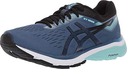 ASICS Women's GT-1000 7 Running Shoes, 9.5, Grand Shark/Black