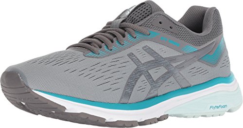 ASICS Women's GT-1000 7 Running Shoes, 11, Stone Grey/Carbon