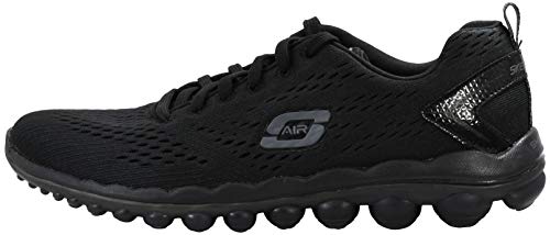 Skechers Sport Women's Skech Air Run High Fashion Sneaker Black 10