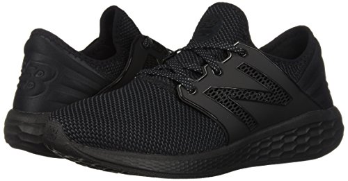 New Balance Men's Fresh Foam Cruz V2 Sneaker, Black/Black, 8 2E US