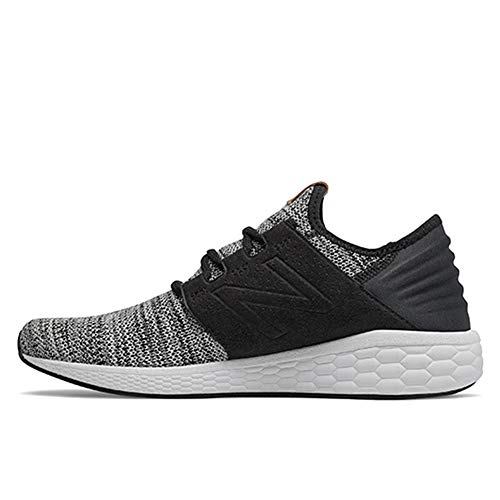 New Balance Men's Fresh Foam Cruz V2 Sneaker, White/Black, 8.5 D US