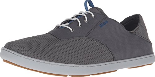 OluKai Men's Nohea Moku, Fog/Charcoal, 10.5 D (M)