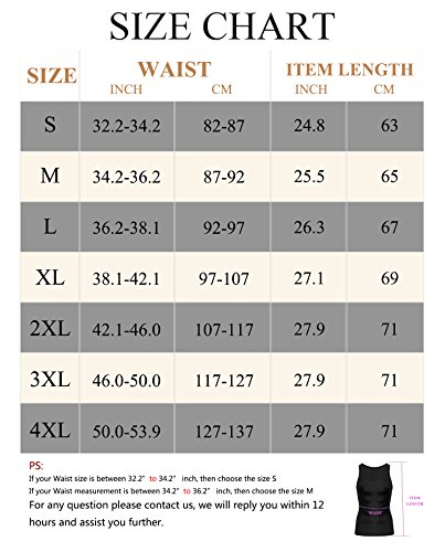 Men Waist Trainer Corset Vest Hot Neoprene Body Shaper Tank Top Sauna Suit Shirt No Zip Trimmer (2XL, Black and Bule Inner Sauna Sweat Suits)