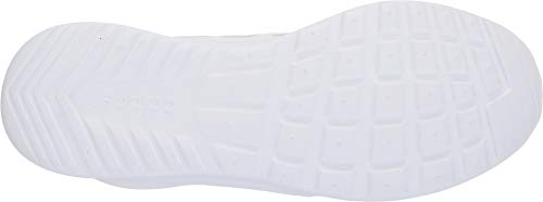 adidas Women's CloudfoamQT Racer Xpressive-Contemporary CloudfoamRunning Sneakers Shoes, white/white/grey, 11 M US