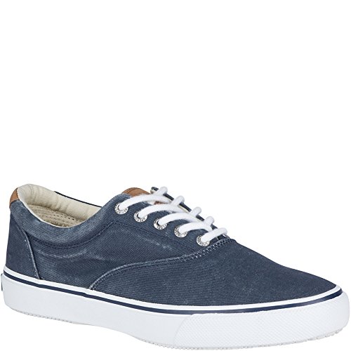 Sperry Mens Striper LL CVO Sneaker, Navy, 7.5