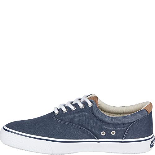 Sperry Mens Striper LL CVO Sneaker, Navy, 7.5